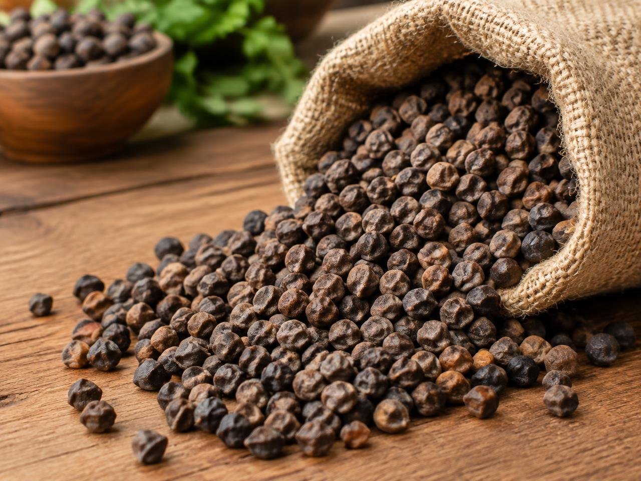 Black-Brown Chickpeas — export quality